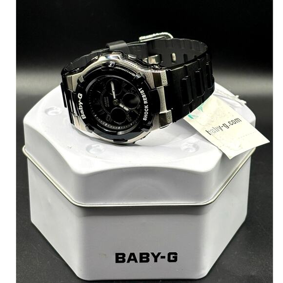 Casio Baby-G BGA110-1B2 Analog Digital Black Women’s Watch Discontinued main image 7